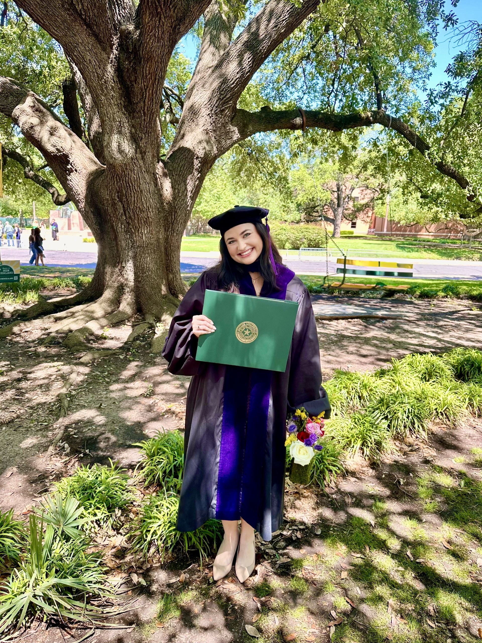 My family has had a super busy graduation season.<br />
On May 3rd, our daughter Kamryn graduated from Baylor Law School.   She will be working for the next year as a Federal Clerk then in August 2026 will begin practicing in Dallas.<br />
Super proud – all of our 6 children have completed their college degrees and so far 4 of the 6 have completed graduate degrees.<br />
& All are OFF OUR PAYROLL!