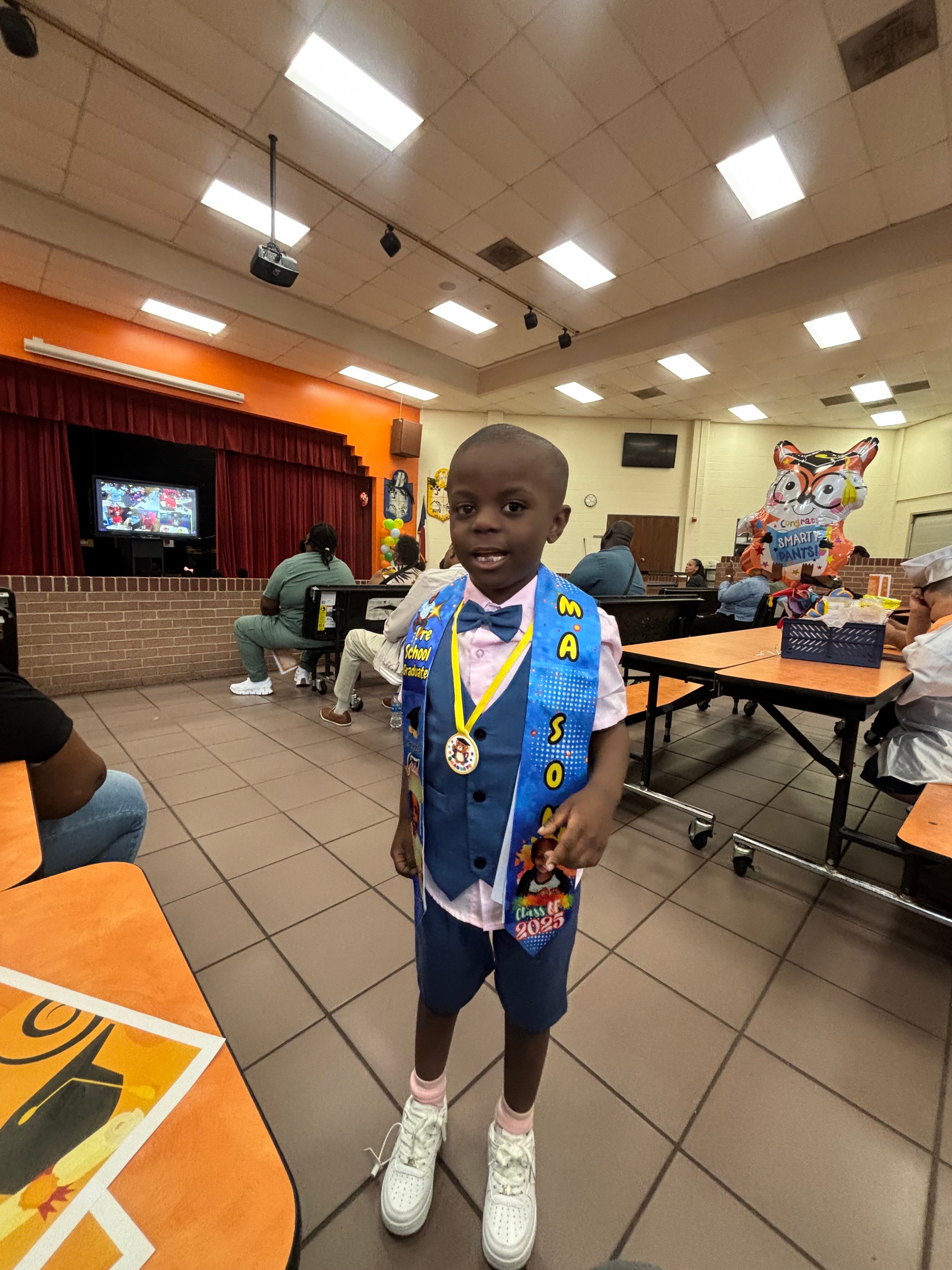 My Grand Twins Mason and Madison Ferguson Smith Graduated from Rosa Parks Elementary School from Pre-k4 to Kindergarten, Mason won Autism Special Needs the Most Energetic Award, Madison won The Principal of the Year along with several other Certificates
