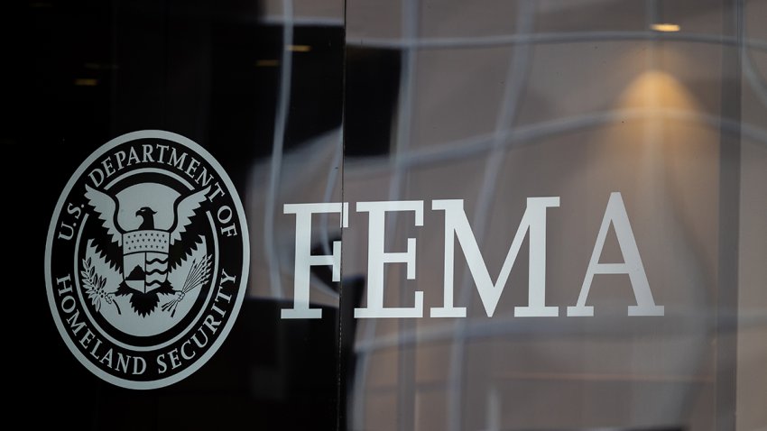 WASHINGTON DC, UNITED STATES – OCTOBER 09: Signage for the Federal Emergency Management Agency (FEMA) is seen outside of the agency’s headquarters in Washington, DC on October 9, 2024. (Photo by Nathan Posner/Anadolu via Getty Images)