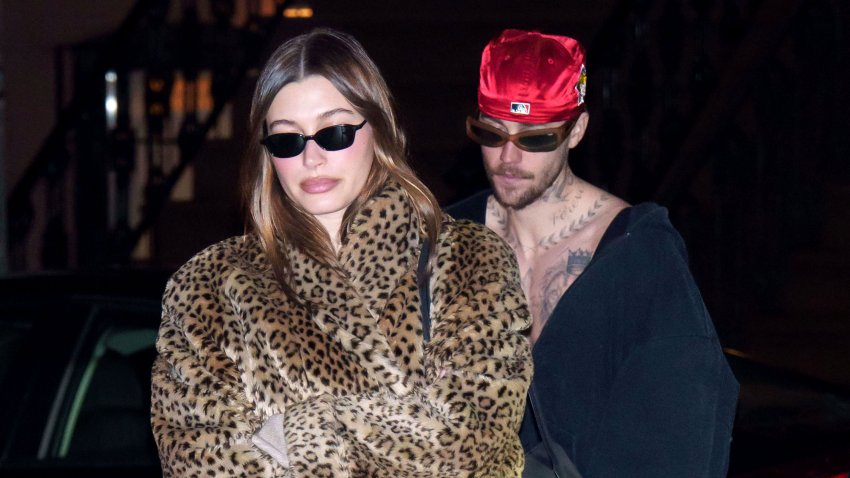 NEW YORK, NY – FEBRUARY 06: Justin Bieber and Hailey Bieber are seen on February 06, 2025 in New York City.