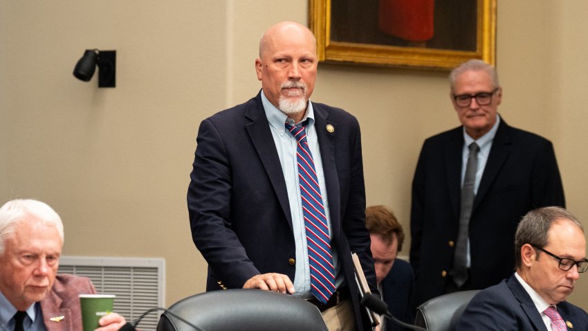 Rep. Chip Roy, R-Texas, arrives for the House Budget Committee markup of the reconciliation bill in the Cannon House Office Building on Friday, May 16, 2025. (Bill Clark/CQ-Roll Call, Inc via Getty Images)