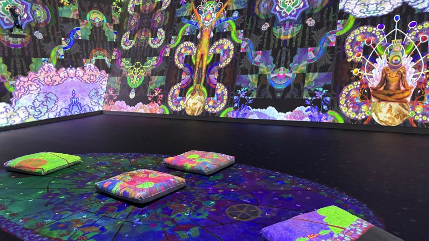 Crow Museum of Asian Art Saya Woolfalk installation