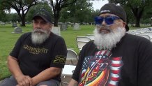 Eli roto and kiteh hicks, retired friends from the US Army