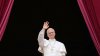 Pope Leo XIV takes his first popemobile ride through St. Peter's Square ahead of installation