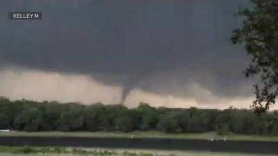 Palo Pinto County tornado caught on camera