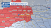 Live Update: Tornado Watch until 10 p.m.; Severe T-storm Warnings