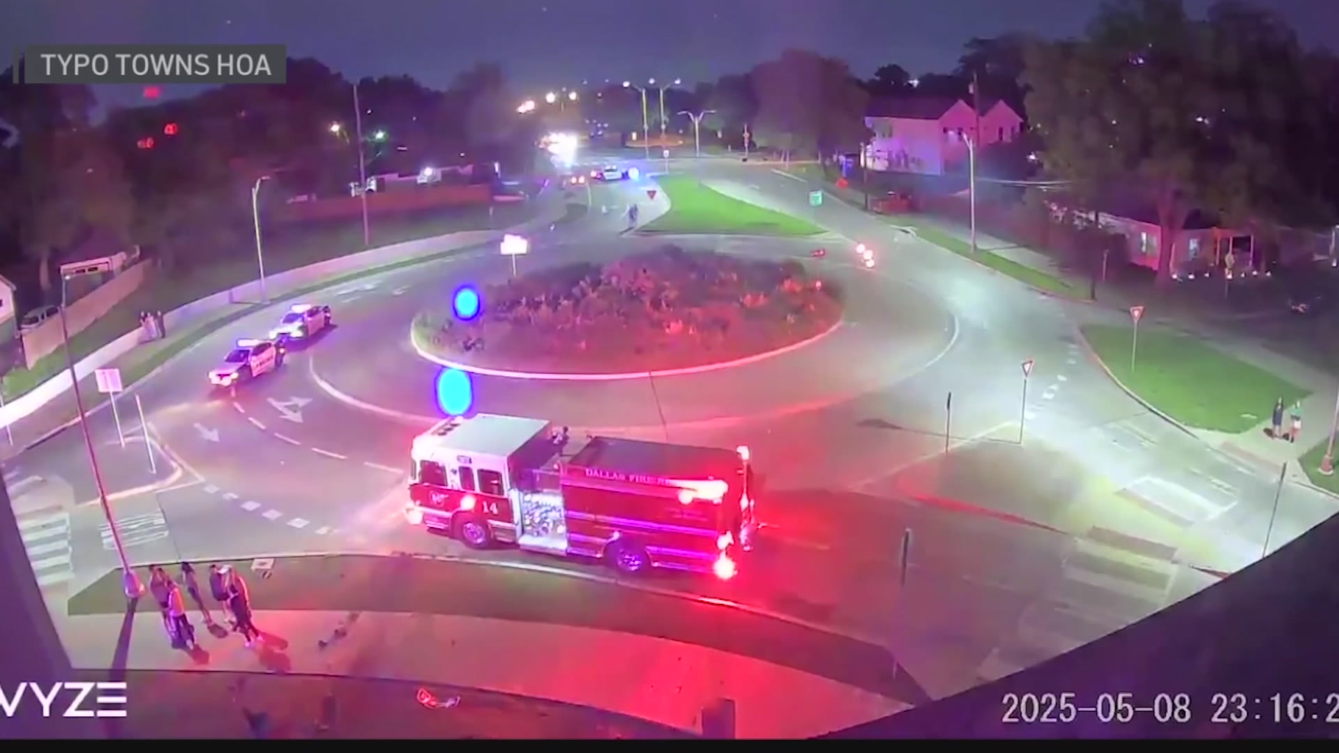 Temporary barriers coming to Oak Cliff roundabout after crashes