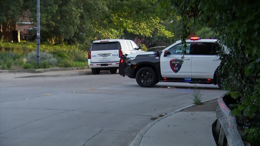 Plano police investigate an officer-involved shooting on Thursday, May 22, 2025.