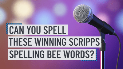 Can you spell these winning Scripps Spelling Bee words?