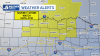 Live Radar: DFW now under Enhanced Risk; wind and hail the primary threats