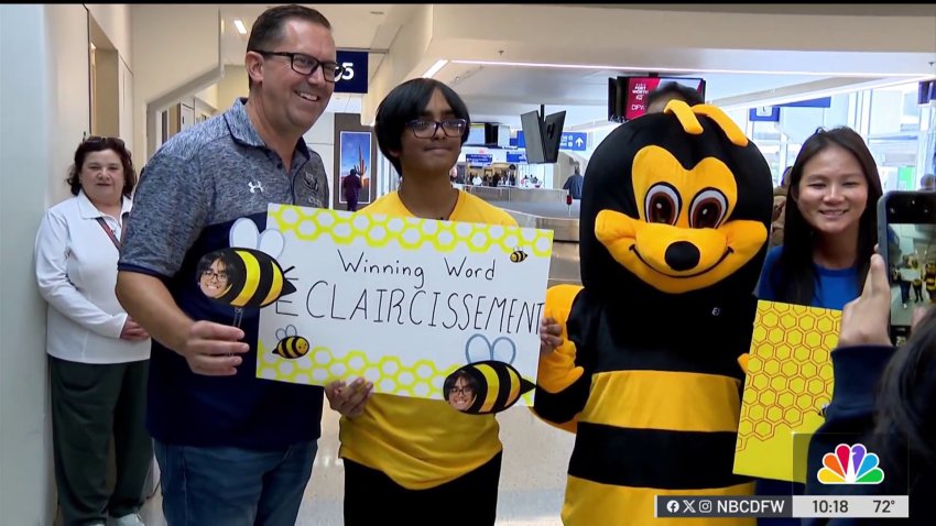 North Texas welcomes home Scripps National Spelling Bee Champion