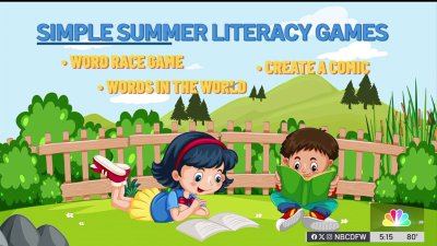 Word games to promote reading this summer