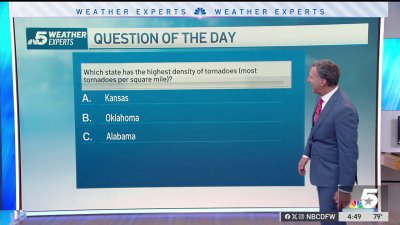 Weather Quiz: Tornado density