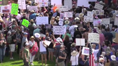 Denton ‘No Kings' protest underway