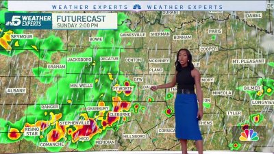 NBC 5 Forecast: Storm chances along with heat and humidity on Father's Day afternoon