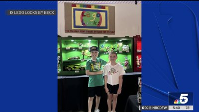 8-year-old opens pop-up Lego museum in Graham