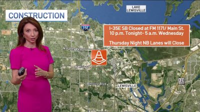 Construction to affect drivers in Lewisville beginning Tuesday evening