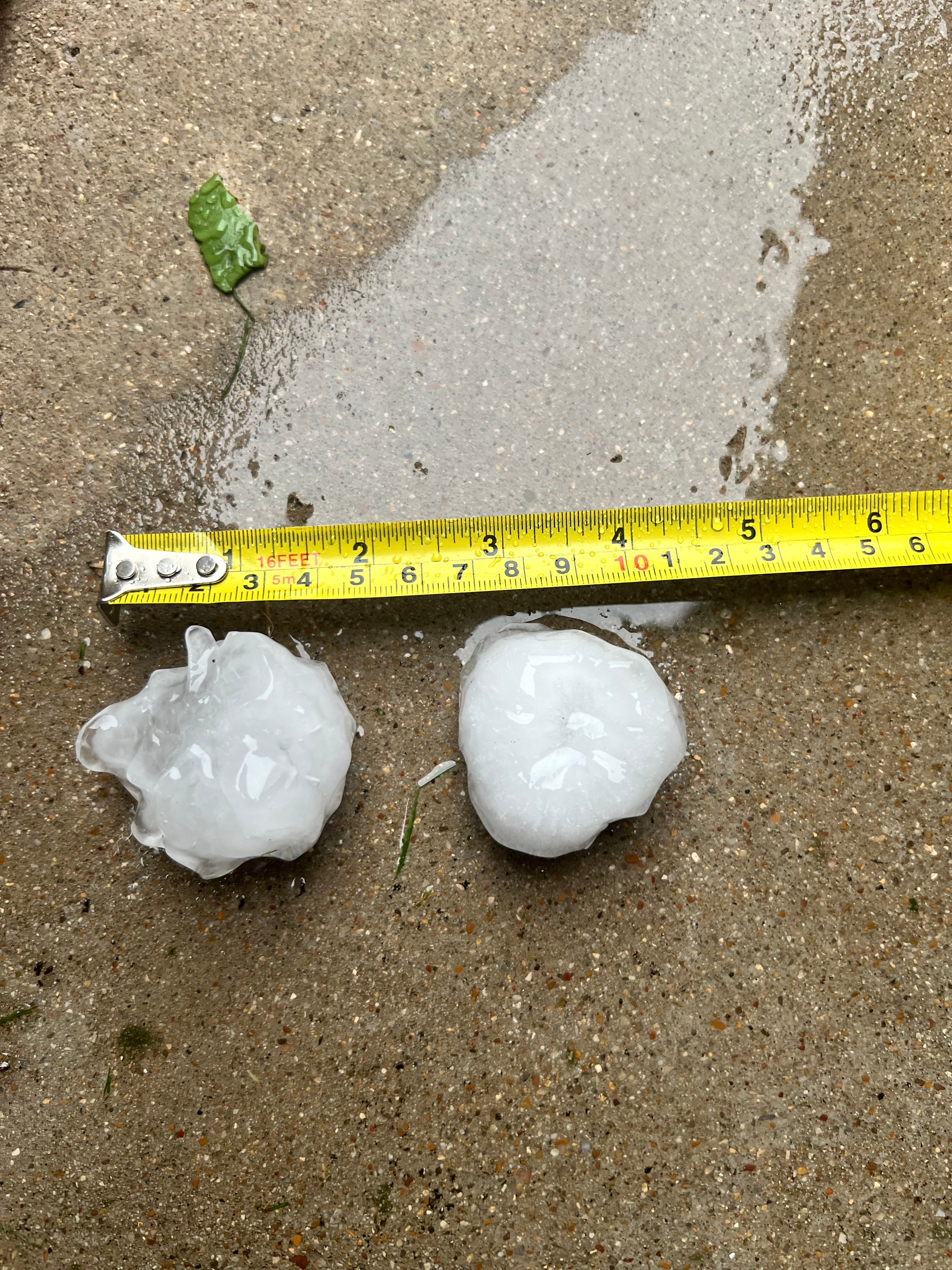 Photos: Hail golf ball size and larger in North Texas on June 1 – NBC 5 ...