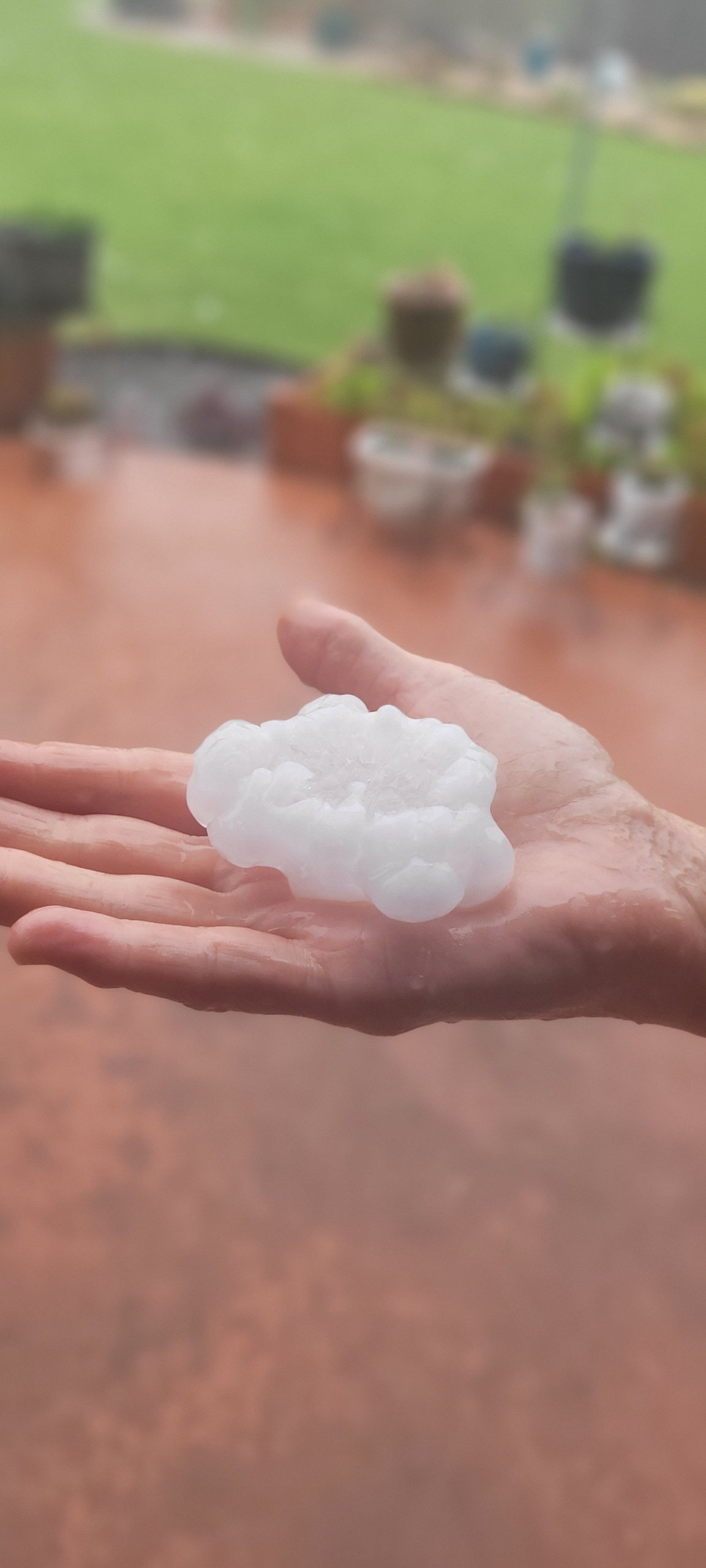 Photos: Hail golf ball size and larger in North Texas on June 1 – NBC 5 ...