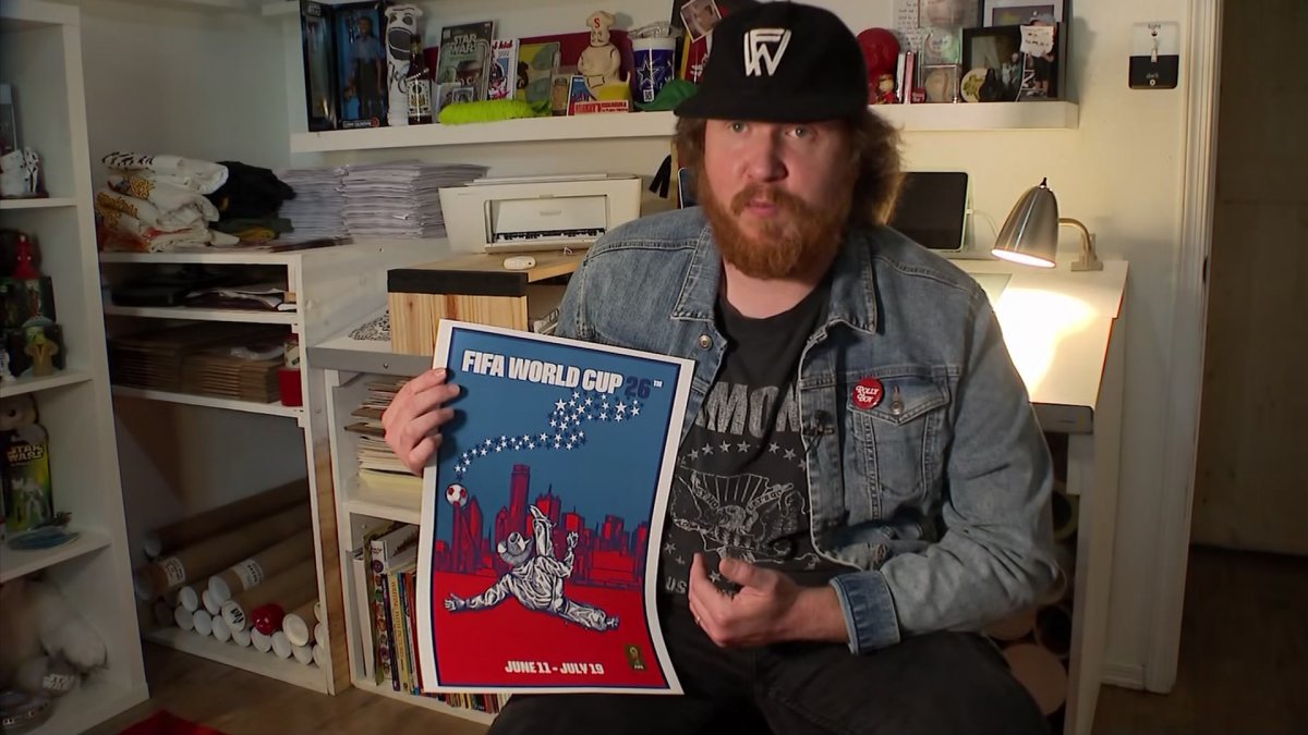 Meet The Artist Behind The Fifa World Cup 26 Dallas Poster Nbc 5