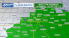 LIVE RADAR: A Flood Watch is in effect with occasional showers and storms; heavy rain at times