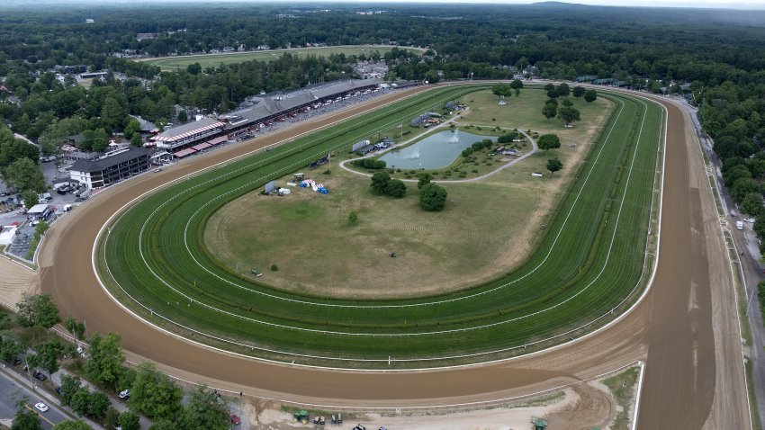Aerial view of Saratoga Race Course