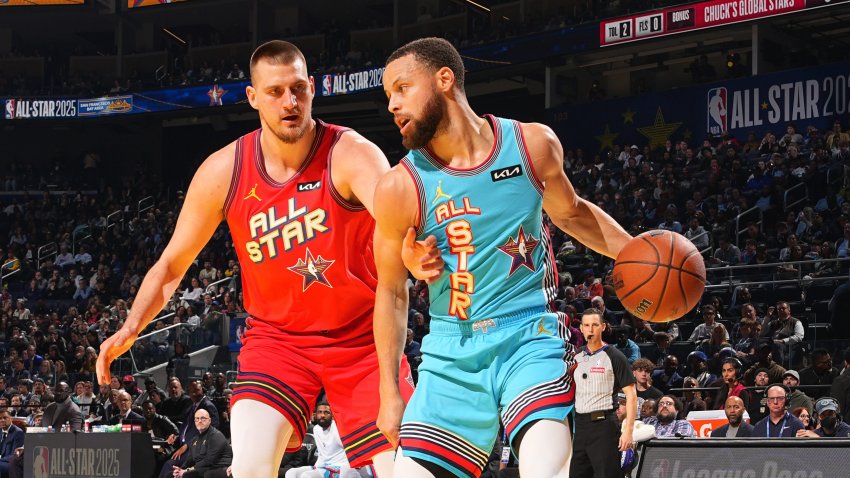Steph Curry and Nikola Jokic