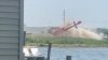 Watch: Helicopter crashes near waterfront restaurant in Michigan