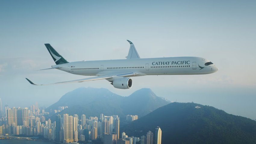 Cathay Pacific A350.