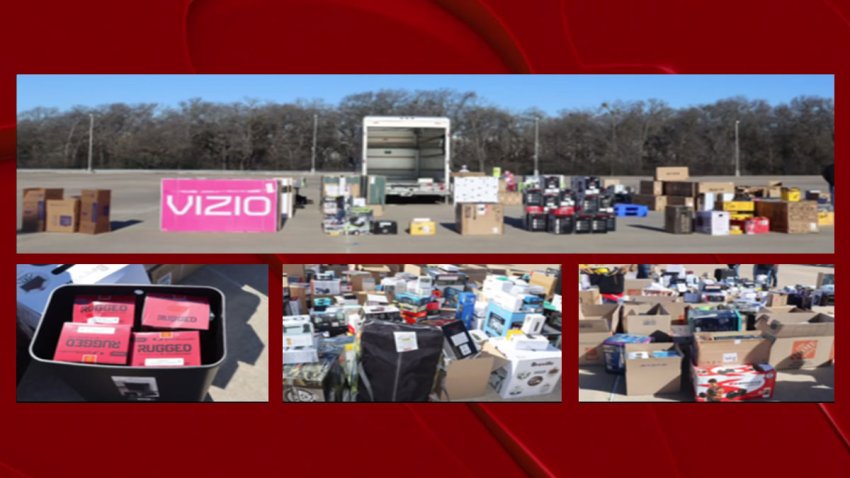 Texas DPS shared this photo of seized goods.