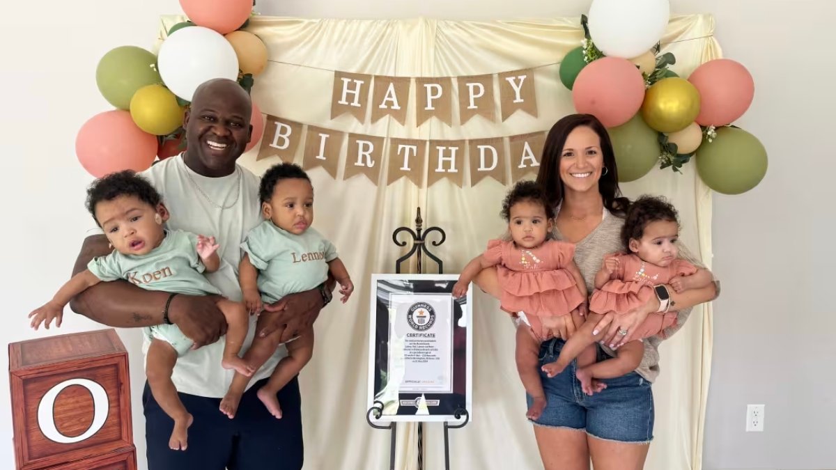 World’s most premature quadruplets defy odds and turn 1 NBC 5 Dallas