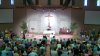 200 dads wear same shirt to Coppell church on Father's Day