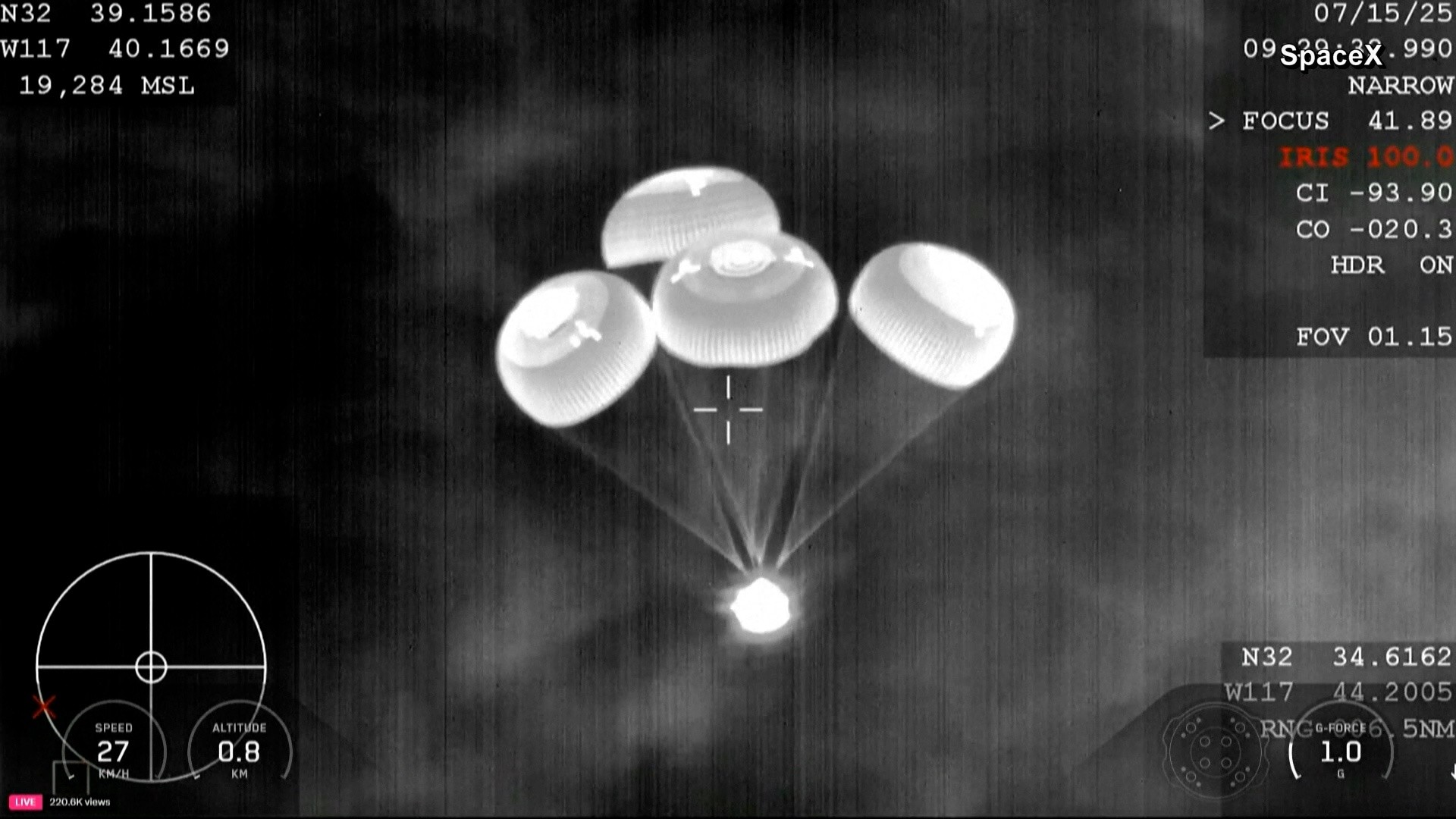 Axiom-4 mission splashes down in San Diego – NBC4 Washington