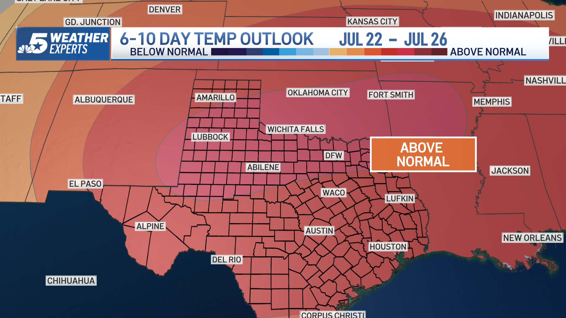 Hot stretch coming to North Texas soon – NBC 5 Dallas-Fort Worth
