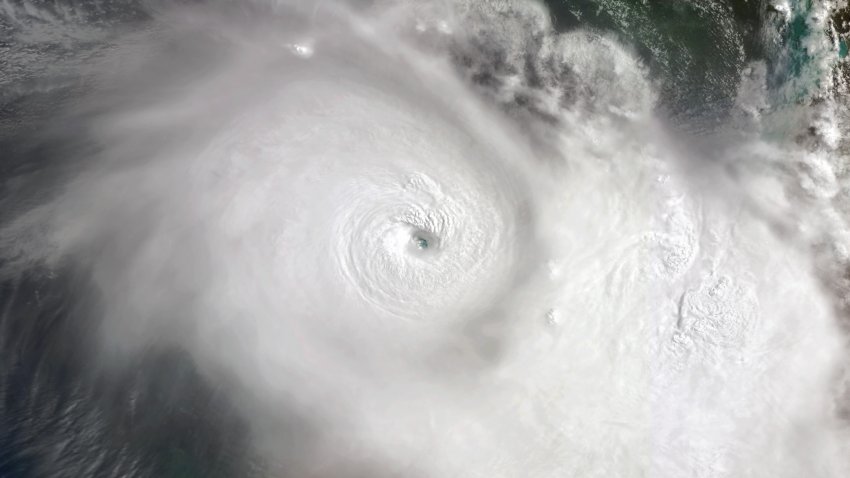 File. Satellite view of Tropical Cyclone Zelia, a powerful Category 5 cyclone impacting the coast of Western Australia near Port Hedland, disrupting major iron ore exports. Imaged 13 February 2025.