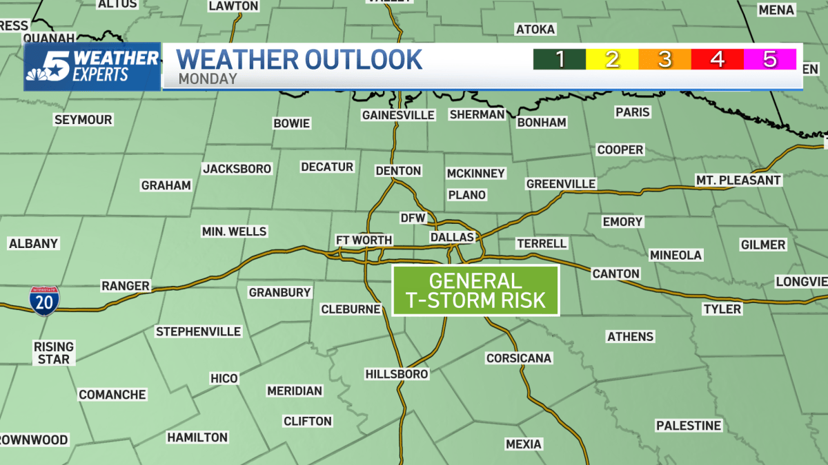 Rain and storm chances increase; Flood Watch until 7 p.m. Sunday – NBC ...