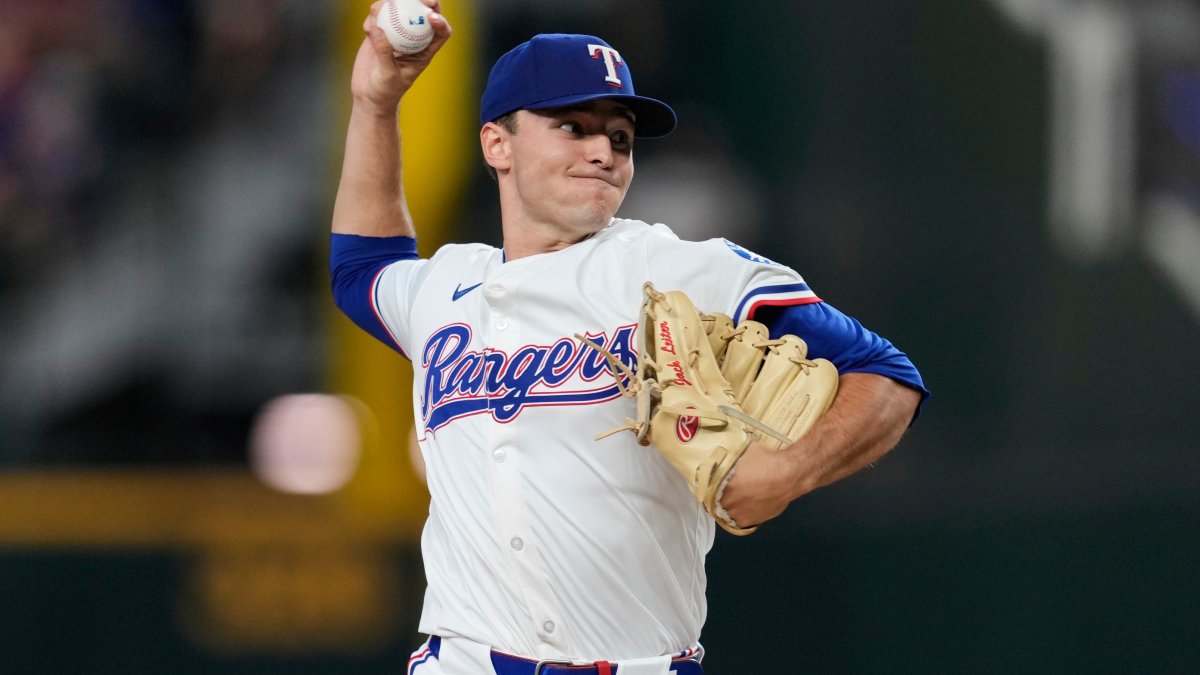 Jack Leiter strikes out career-high 10 as Rangers blow out Guardians 10-0 – NBC 5 Dallas-Fort Worth