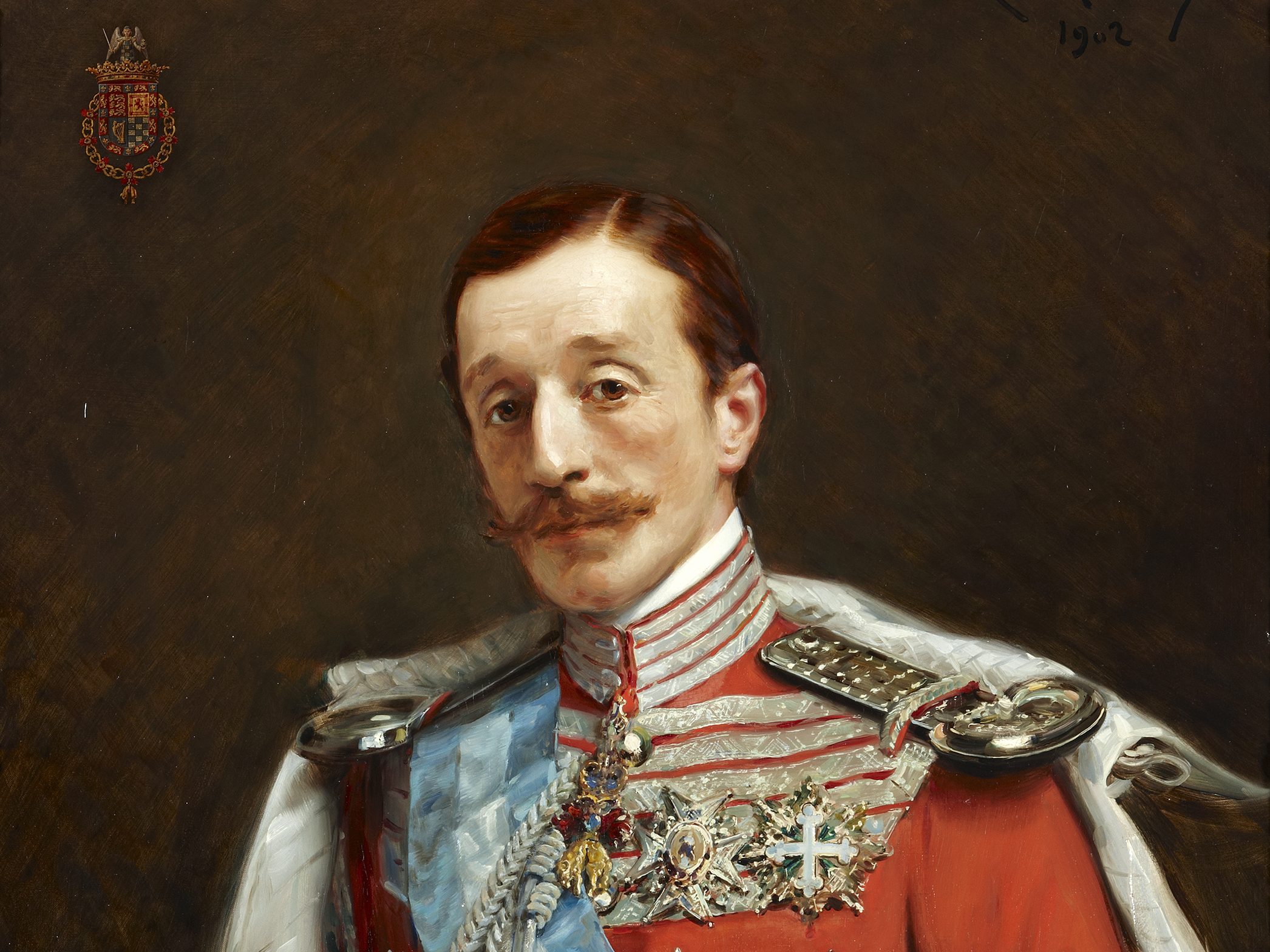 Raimundo de Madrazo y Garreta (Spanish, 1841–1920), Carlos María Fitz-James Stuart, Sixteenth Duke of Alba (Carlos María Fitz-James Stuart, xvi duque de Alba), 1902. Oil on canvas, 35 1/16 x 28 3/8 in. (89 x 72 cm). Dukes of Alba Collection, Madrid, Liria Palace, inv. P.33. Photo by Joaquin Cortés Noriega and Román Lorés Riesgo. Meadows Museum, SMU 2025