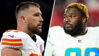 Travis Kelce gets slapped in the face by Chargers' Teair Tart – NBC 5  Dallas-Fort Worth