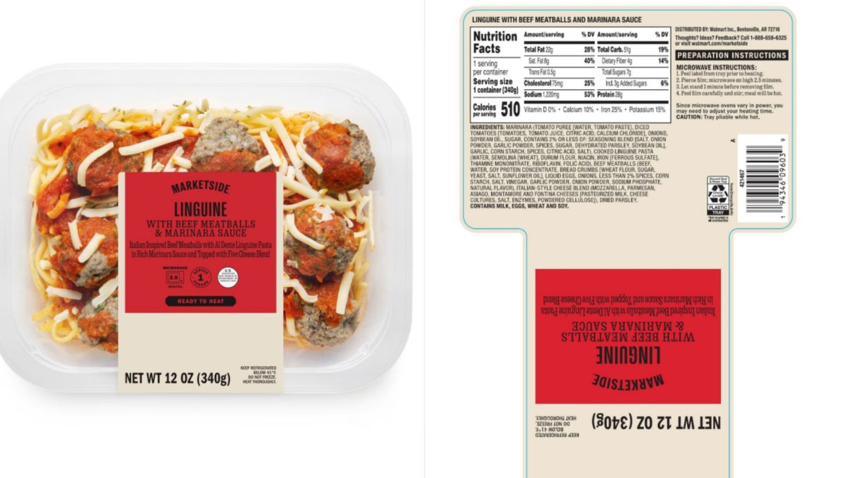 Recall alert for pre-made Walmart meals over listeria risk – NBC 5