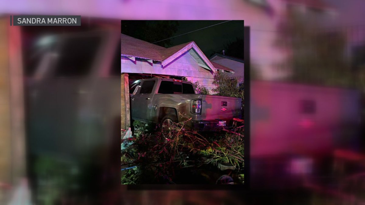 Police search for driver in Fort Worth after crashing into home – NBC 5 ...