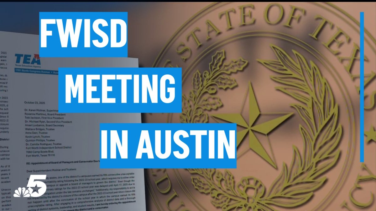 Fort Worth ISD board members meet in Austin for hearing about takeover ...
