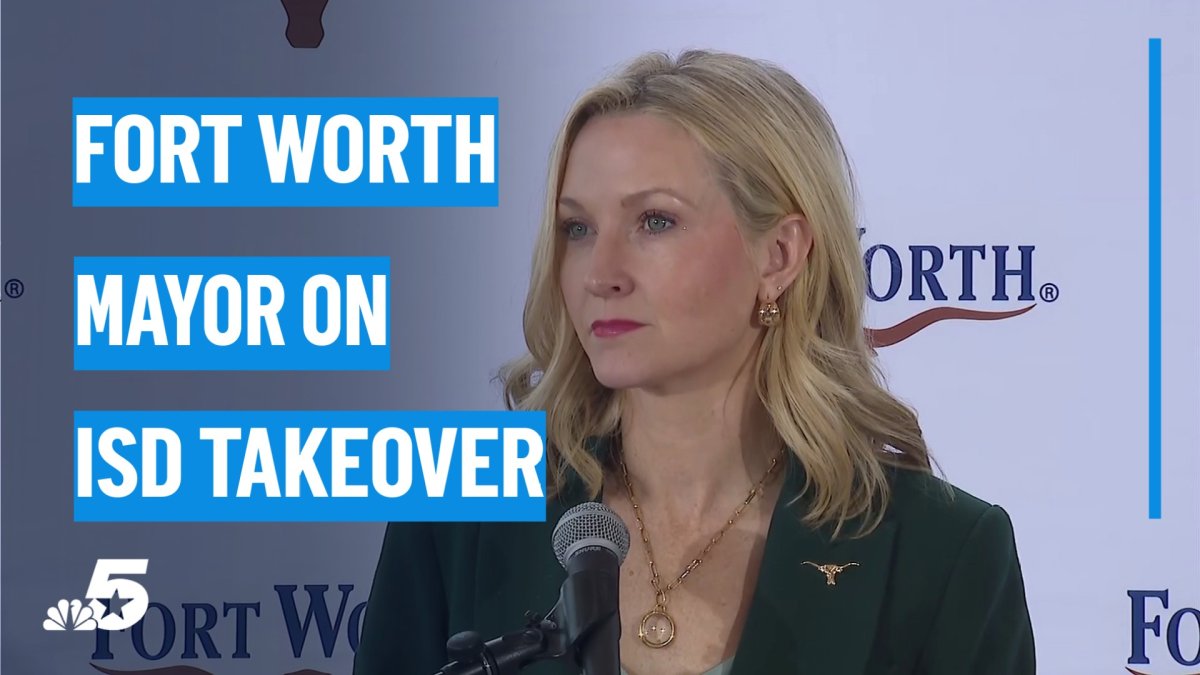 Video: Mayor backs Fort Worth ISD leadership amid TEA takeover – NBC 5 ...