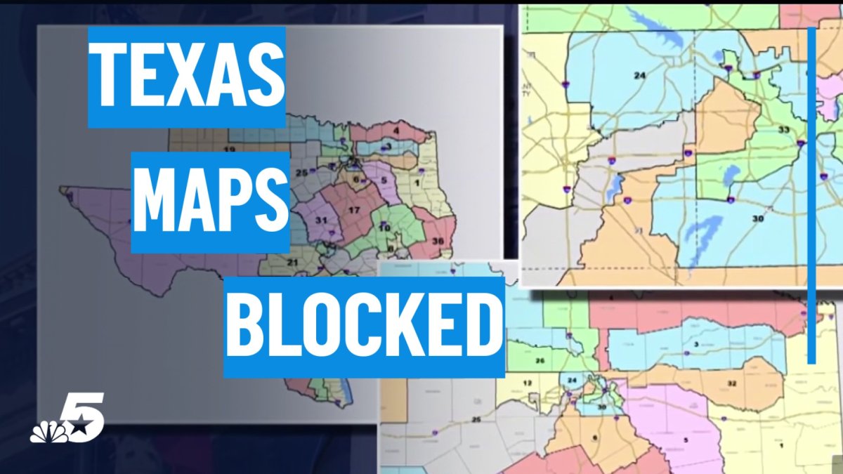 Federal court blocks Texas political maps ahead of 2026 election – NBC ...
