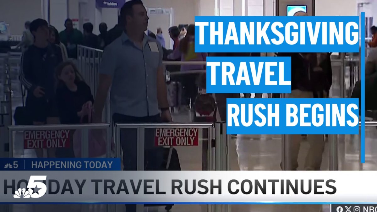 Thanksgiving travel rush begins at DFW Airport and Love Field – NBC 5 ...