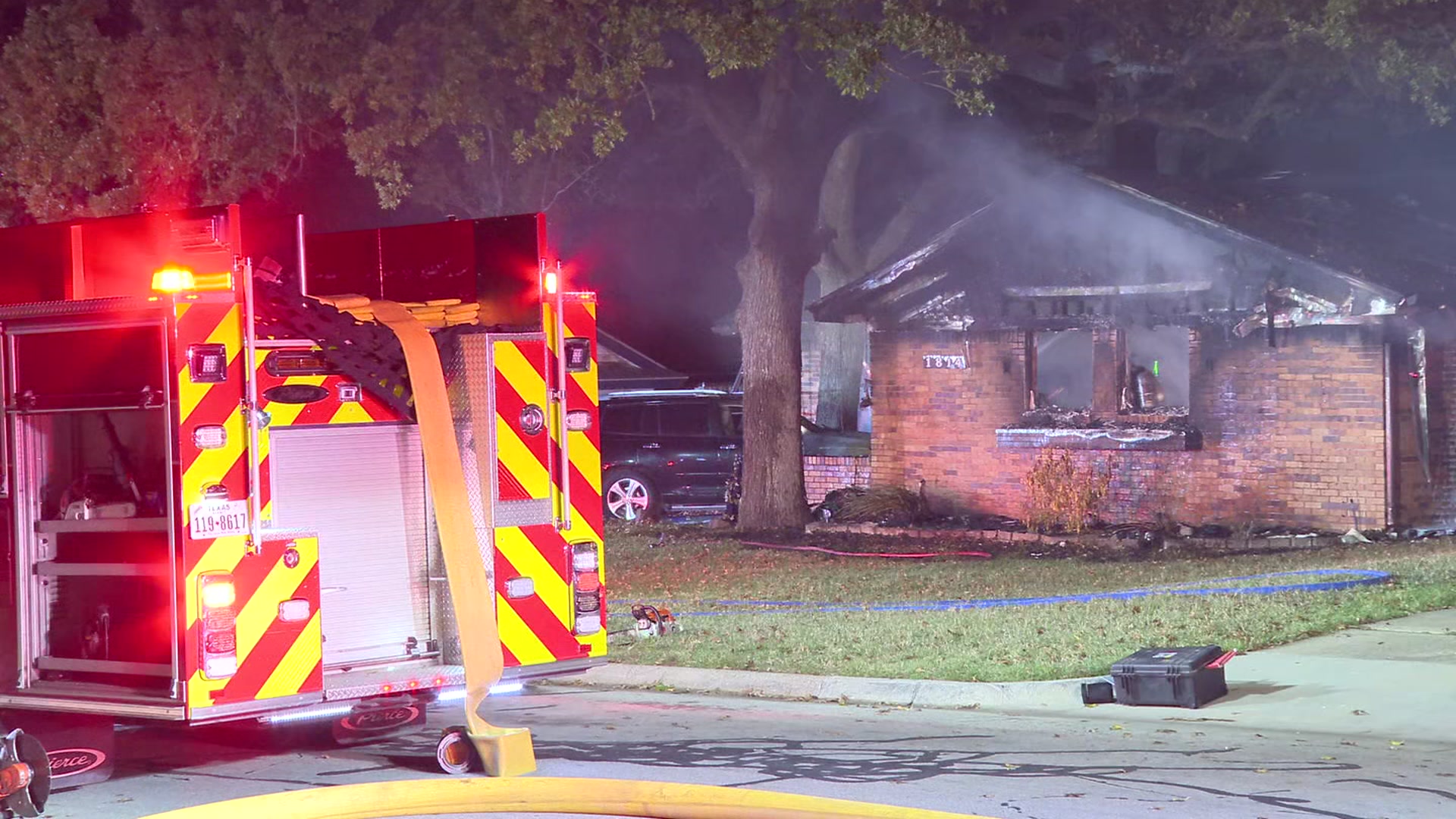 Euless home catches fire after explosion heard in garage