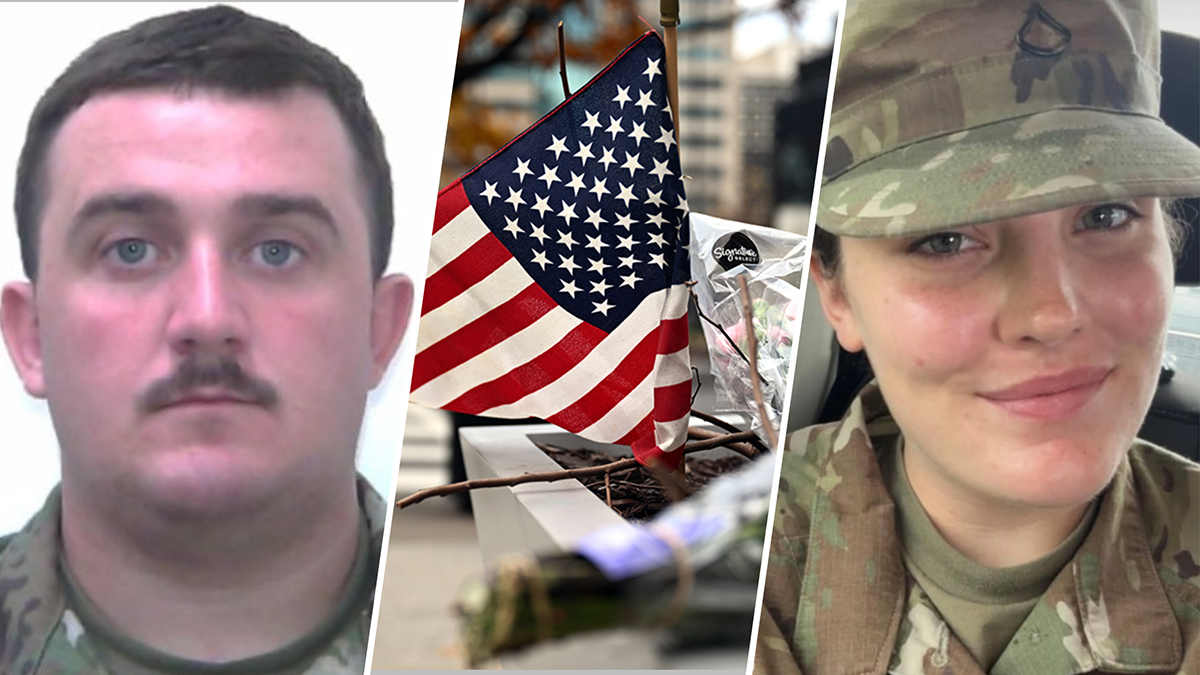 Sgt. Andrew Wolfe remains in critical condition after a gunman shot him and Specialist Sarah Beckstrom in D.C. Beckstrom died at age 20.