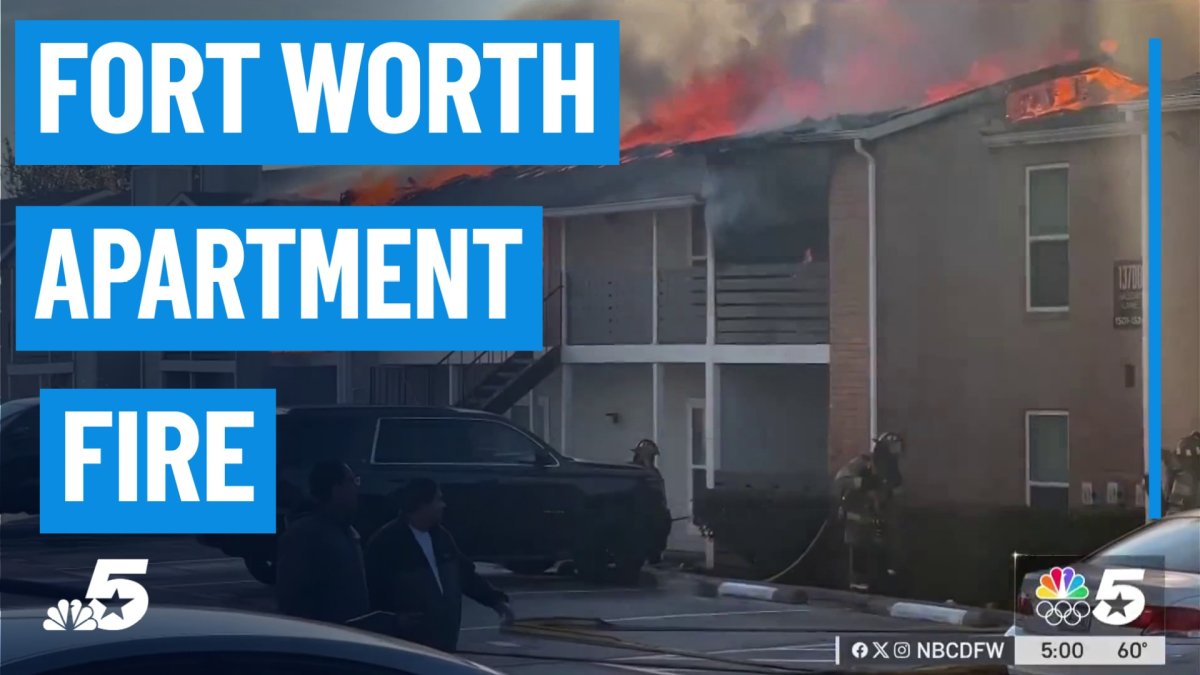 Fort Worth residents displaced after fire destroys apartment units ...