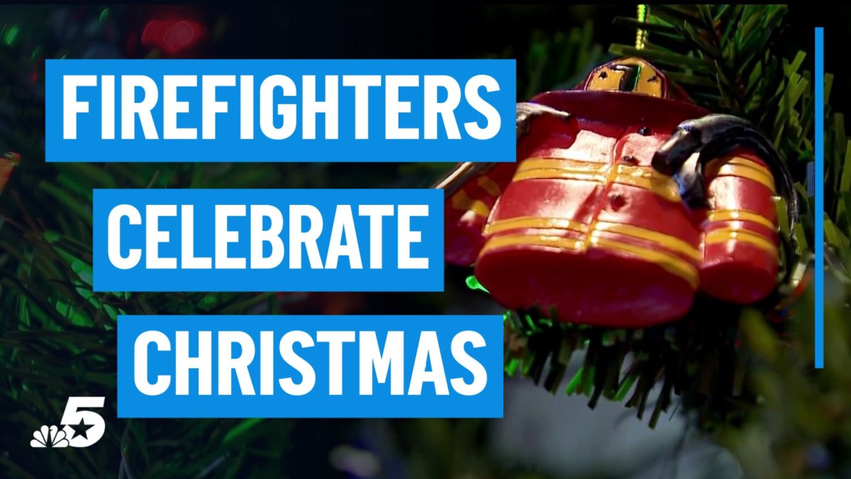 Dallas fire crews celebrate Christmas at station with familiar ...