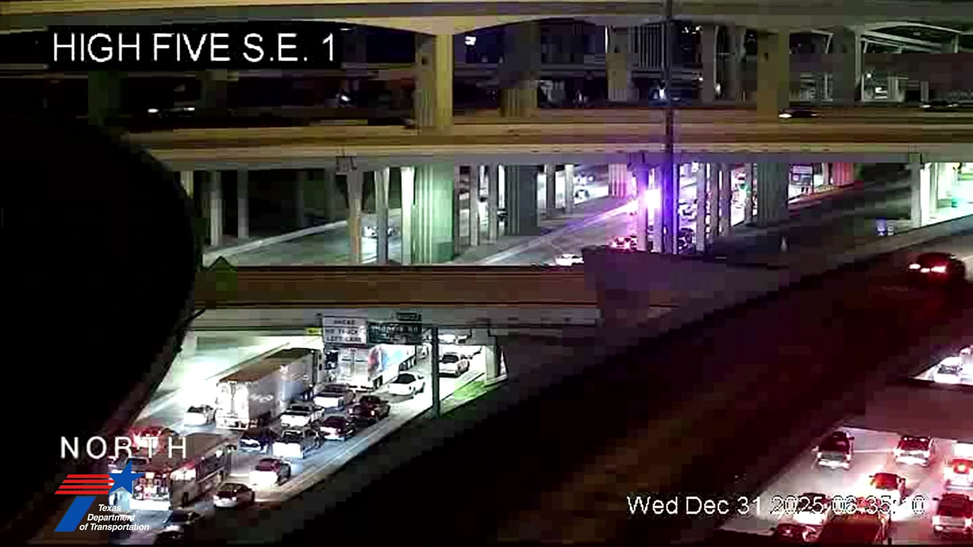 Fatal crash shuts down northbound lanes of U.S. 75 at I-635 junction